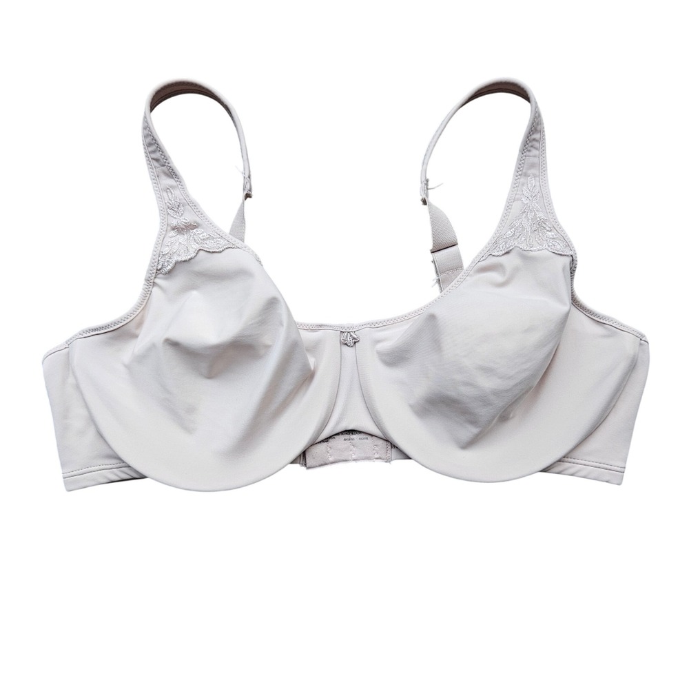 Bali Women 38D Nude Full Coverage Underwire Bra 3385 Passion For Comfort Lace